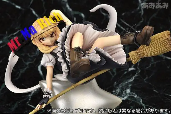 22 см Touhou Project Marisa Kirisame 1/8 Масштаб Аниме Фигурка ПВХ Коллекционная модель игрушки