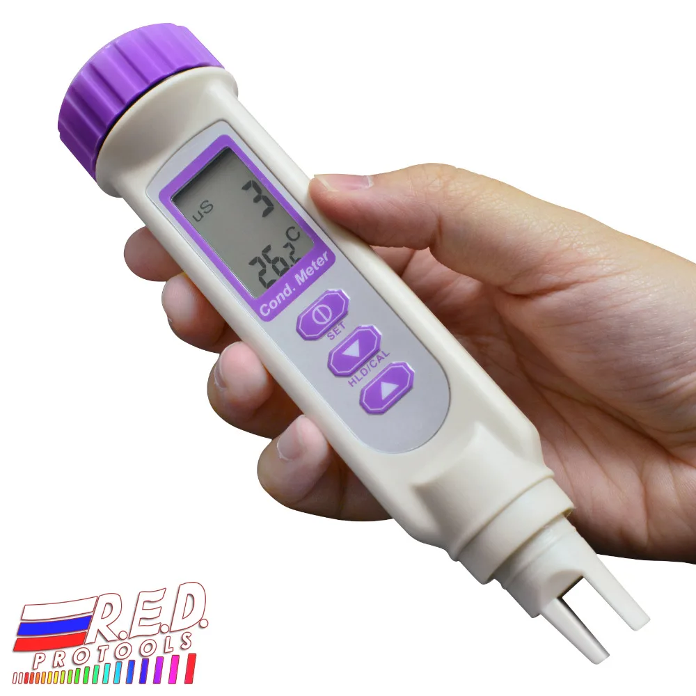 

WaterProof Multipoint Calibration Water Pentype with IP65 Rating Auto Power Off Dual Meter