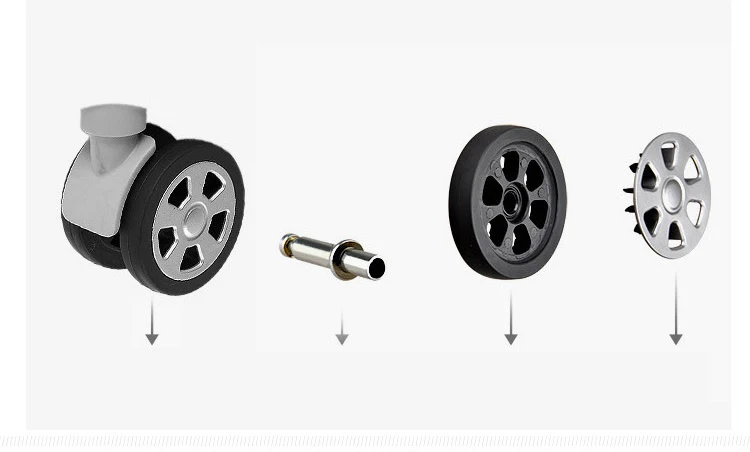 US $124.80 100 AluminumMagnesium Alloy 20242629 Inch Rolling Luggage Business Travel Suitcase Aluminum Spinner Trolley Bag On Wheel