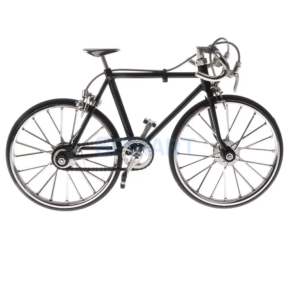 1:10 Scale Alloy Diecast Racing Bike Model Replica Bicycle Cycling Toy Desk Craft Collection Black