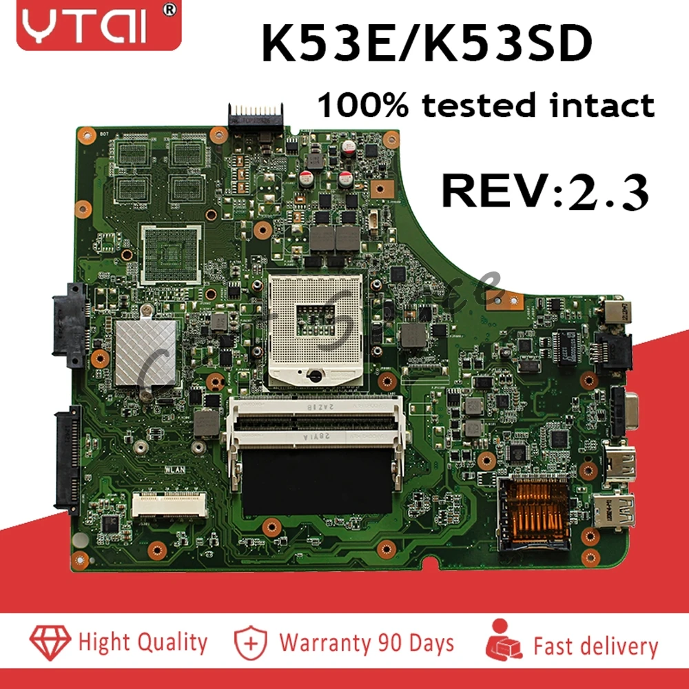 REV: 2,3 K53SD материнская плата для Asus K53E P53E K53SD материнская плата для ноутбука USB3.0 REV: 2,3 HM65 DDR3 плата 100% работает