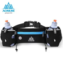 AONIJIE для женщин и мужчин сумка для бега спорт на открытом воздухе Пешие гонки Кемпинг поясная сумка для спортзала фитнес гидрационный ремень бутылка для воды