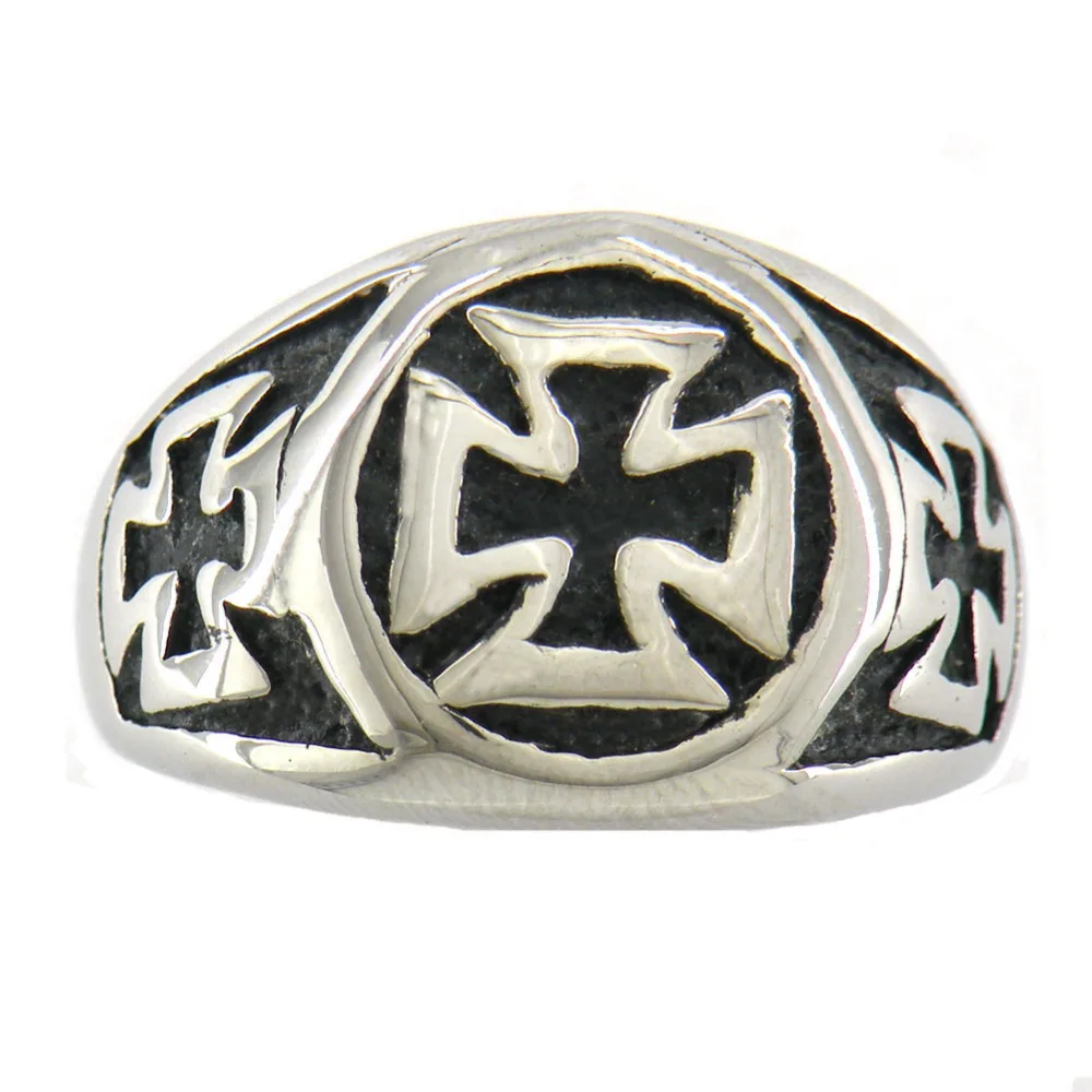 STAINLESS STEEL MENS WEMENS VINTAGE JEWELRY CHRIST MILITARY GERMAN IRON