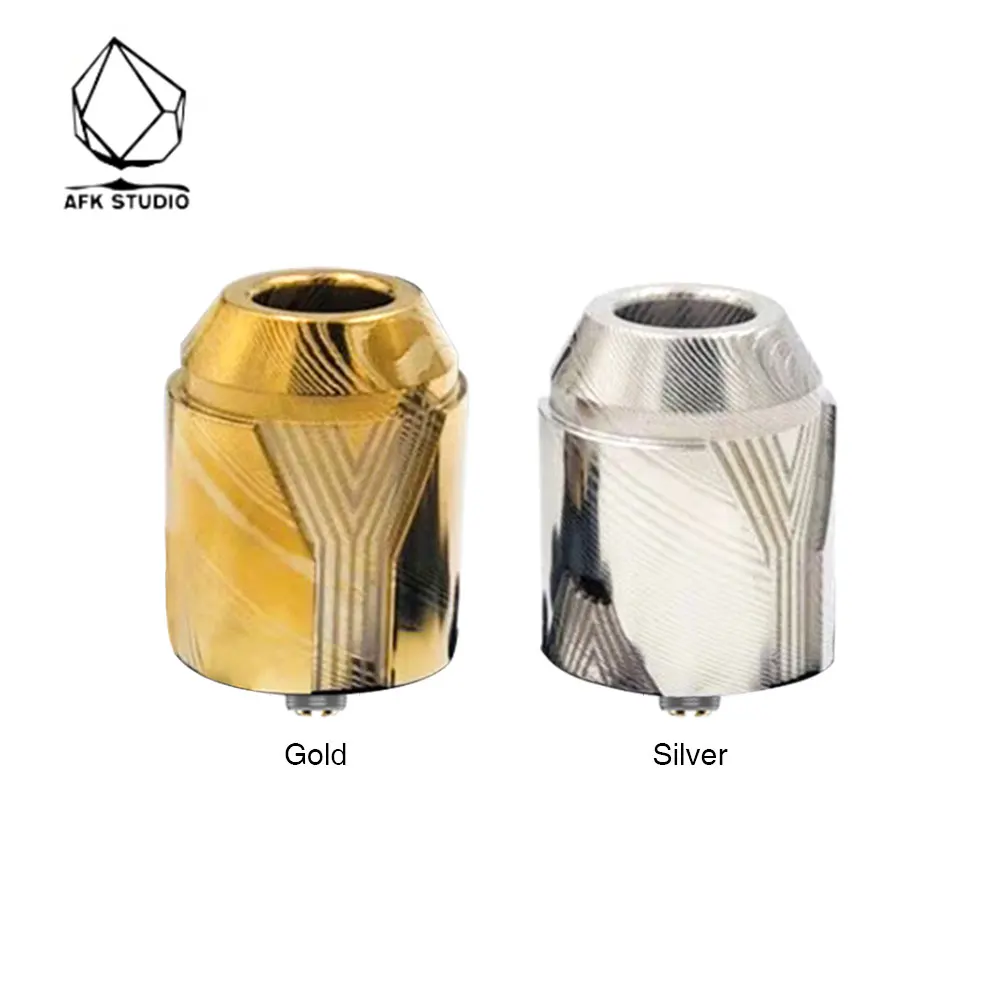 

Original AFK STUDIO THE WHITE WALKERS RDA Easy Dual Coil Building Dripping Atomizer with Triangular Post Deck 29.7mm RDA Vape