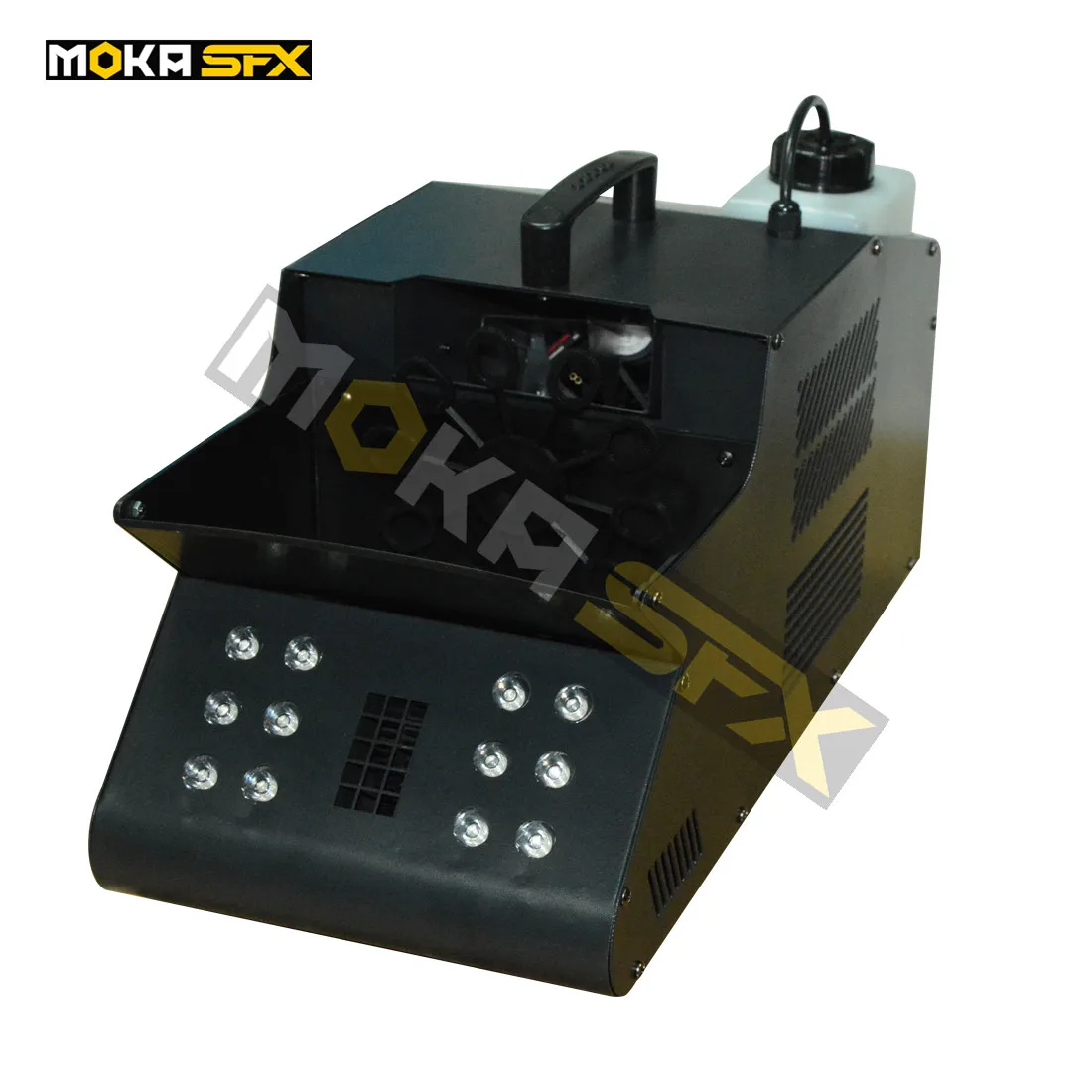 High Speed MOKA fog bubble machine 1500W led bubble fog machine DMX