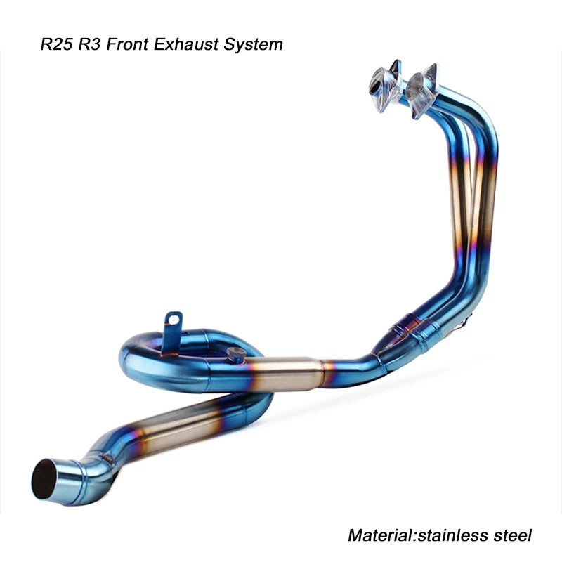 

51mm Front Link Pipe Silp on for Yamaha R25 R3 Motorcycle Stainless Steel Exhaust Silencer System