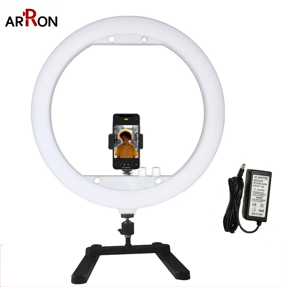 

240pcs LED Ring Light Dimmable Bi-color Makeup Live Broadcast Studio Light Selfie for iPhone Canon Sony DSLR VS YONGNUO YN128