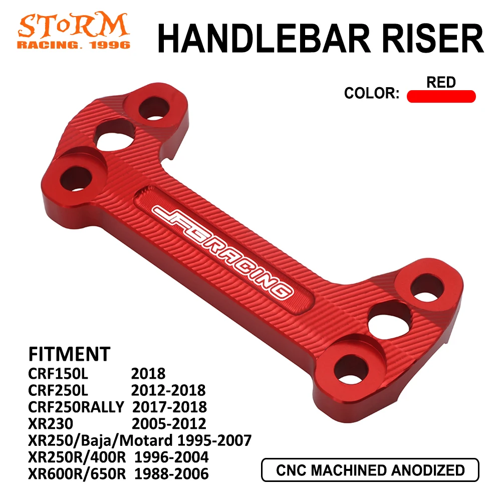 Мотоциклетный алюминиевый руль рукоятка Поддержка Riser OEM зажимы для Honda CRF150L 250L 250 ралли XR230 250 250R 400R 600R 650R