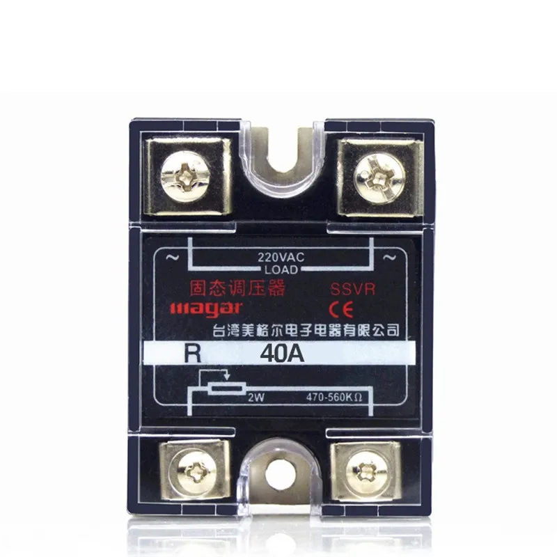 

220V AC Single Phase Solid State Regulator SSVR 40A 2W Resistance Value Of The Voltage Regulator Module