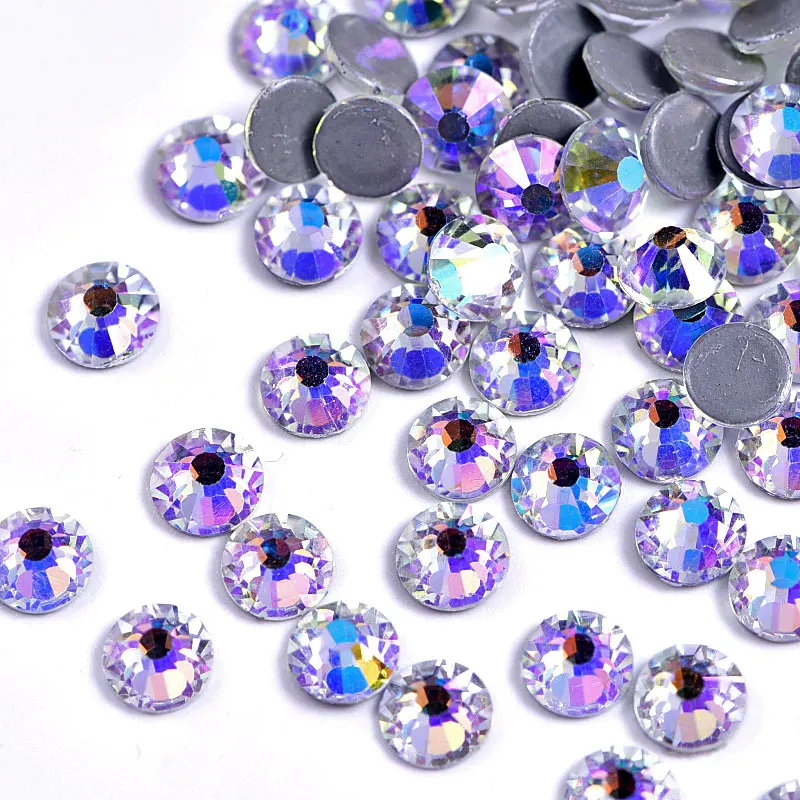 

2028 SS4-SS30 High Quality Crystal Moonlight Hotfix Rhinestone Hot fix Crystal Iron On Rhinestones for Clothes B3416