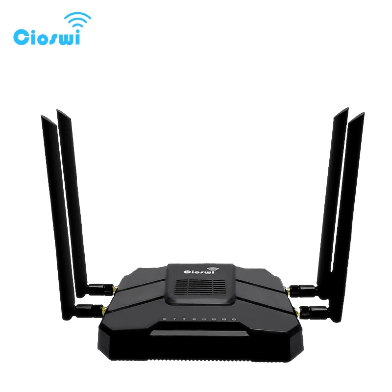 

SIM Router With PCI e Slot English Version 4g 3g lte 4 LAN Ports 2.4G/5GHz Dual Band Openwrt AC1200 Gigabit Router