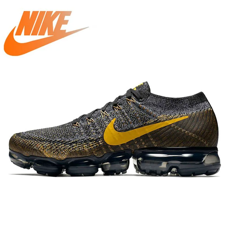 

Official Authentic Nike Air VaporMax Flyknit Men's Running Shoes Outdoor Sports Shoes Designer High Quality Wear 849558-009