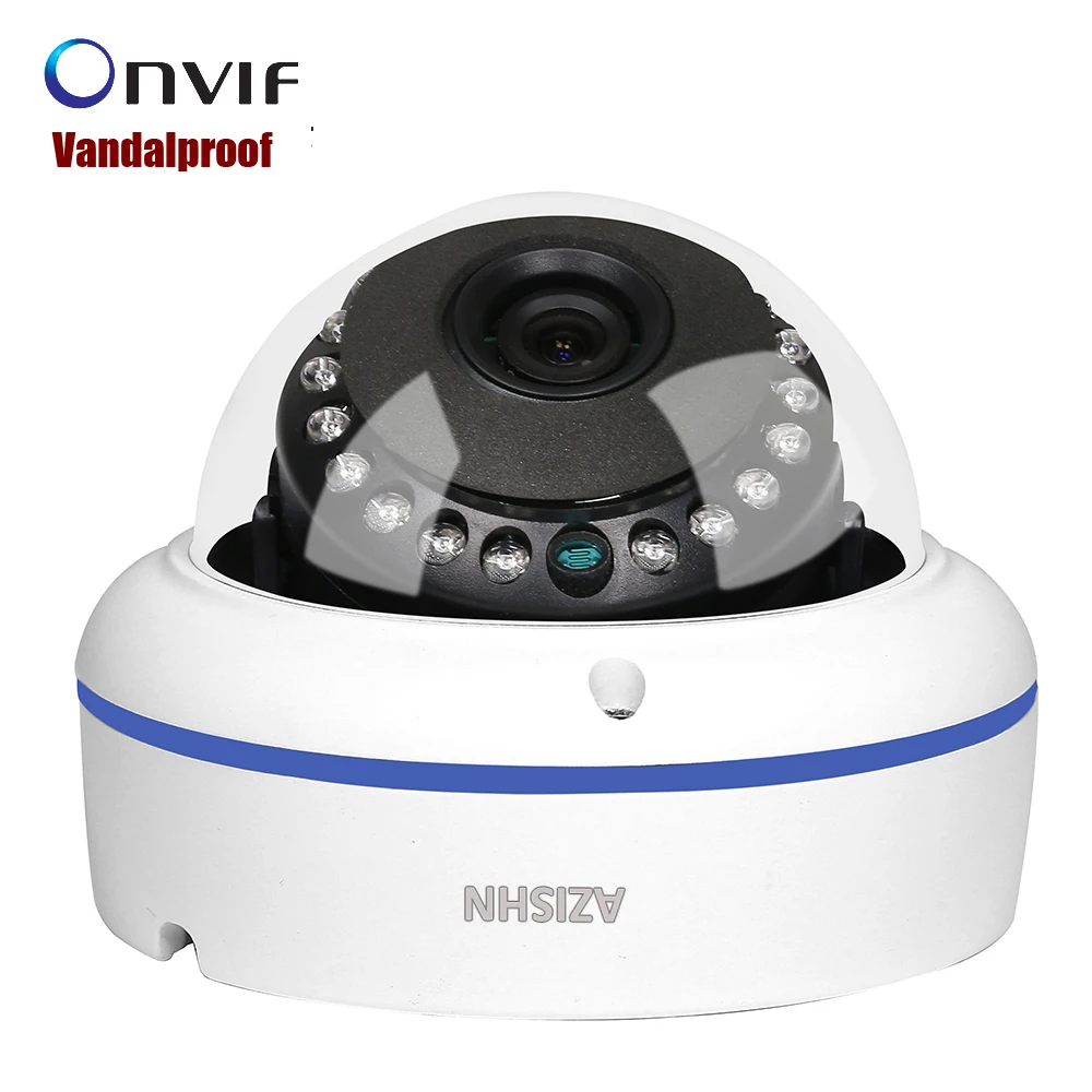 Vandalproof 2 8 3 6mm wide angle Onvif P2P 720P 960P 1080P IP Camera HI3518EV200 Hi3516CV300