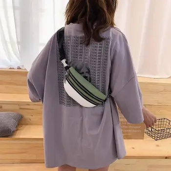 

Women's Fashion Sport Waist Pocket Bag Single Shoulder Bag Slant Bag