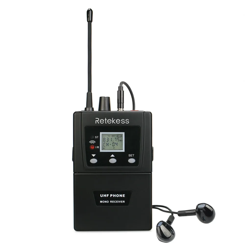 5 pcs Retekess T127 RF اللاسلكية الصوت استقبال مؤتمر نظام الترجمة الفورية مع سماعة ل اجتماع F9419