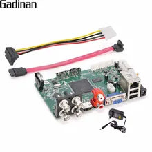 Gadinan 4 канала DVR 1080N/AHD/TVI/CVI/CVBS/IP пять в одном ONVIF VGA HDMI full HD выход для AHD Камера обнаружения движения Hybrid