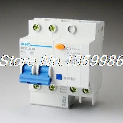 

DZ47LE-63 2p C60 60A 230V Earth Leakage Protection Circuit Breaker