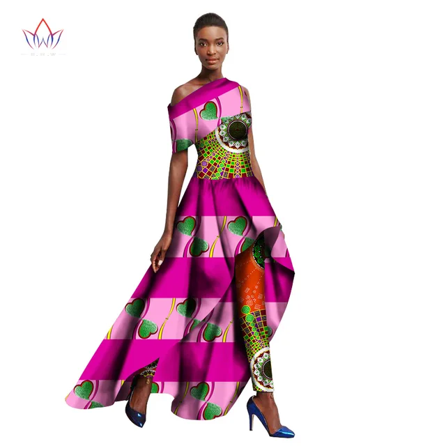 2019 Spring Ankara Fashions Traditional African Clothing for Women Long ...