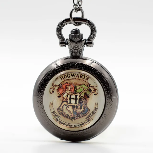 New Harry Potter H Hogwarts School of Witchcraft and Wizardry Quartz Pocket Watc New Harry Potter H Hogwarts School of Witchcraft and Wizardry Quartz Pocket Watc