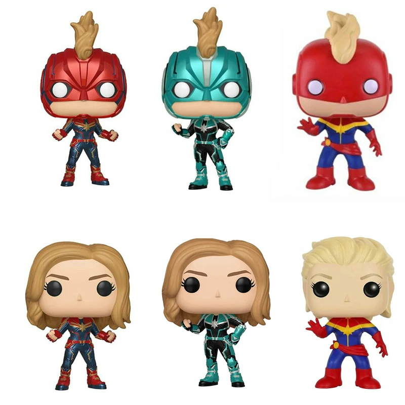

Funko POP Marvel Super Hero Captain Marvel PVC Action Figure Collection Model Children Toys for Kids Birthday Gift