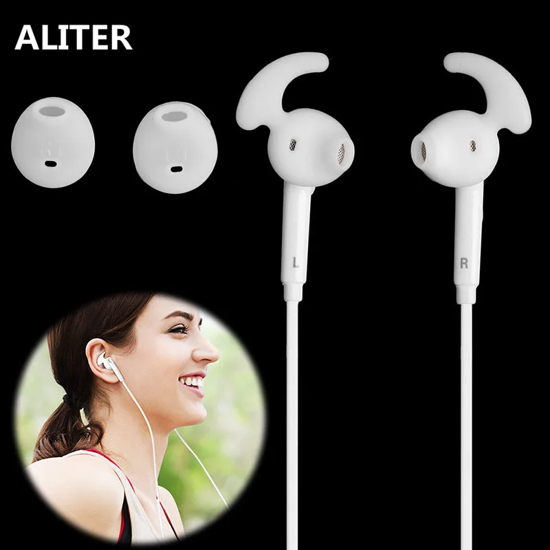 Наушники вкладыши ALITER белые наушники с микрофоном для Samsung Galaxy S7/S7 Edge|in ear earphones|in
