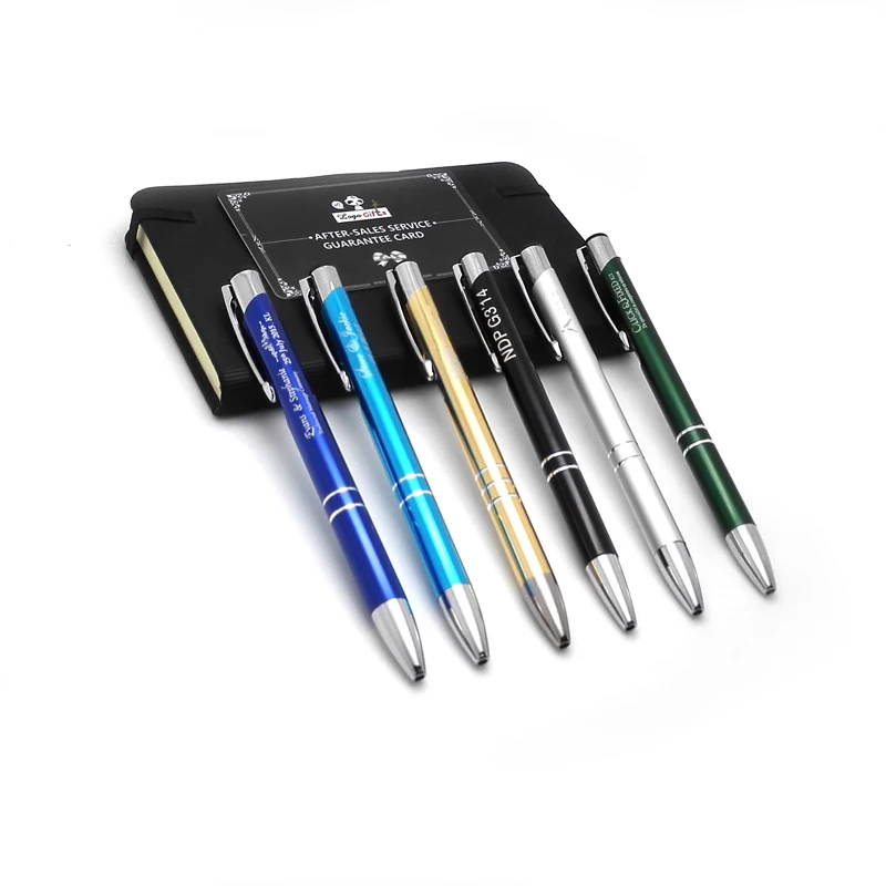 

Hot selling engraved metal pens 80pcs a lot Free logo laser engraving company logo customized promotional gift