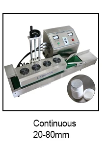 ZONESUN новая модель GLF-500 портативное и продолжительное Индукционное запаивание Горячая Ручная укупорка машина запайки Диметр 20-100 мм