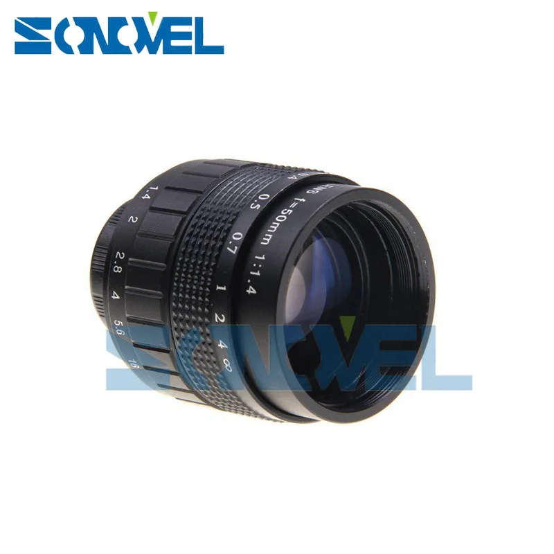 50 мм F1.4 CC ТВ кино объектив+ C крепление+ макрокольцо для Canon EOS M M2 M3 M5 M6 M10 M100 беззеркальная камера