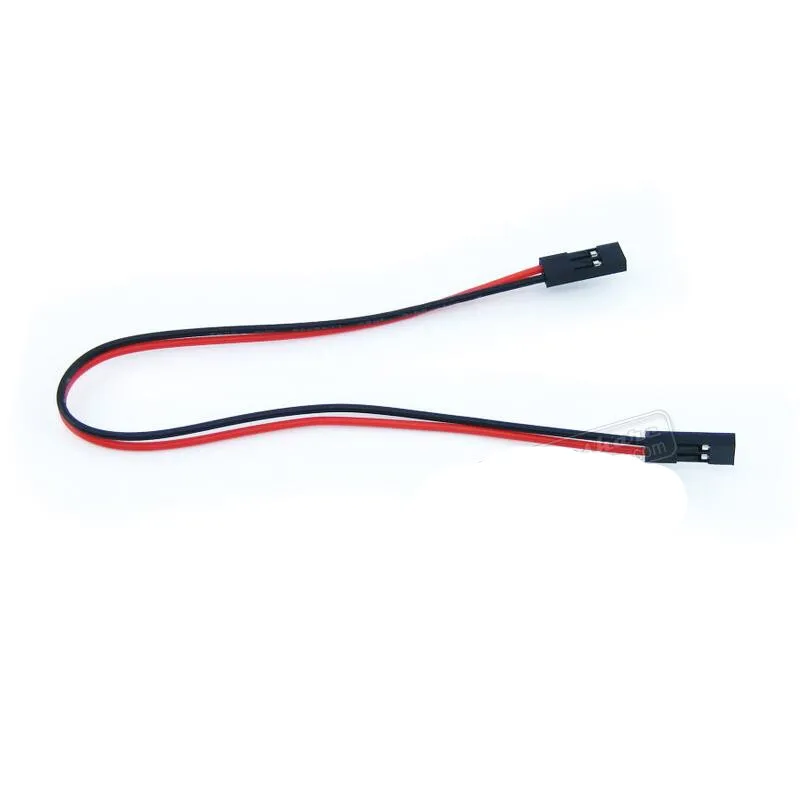 DuPont line 2Pin 2 54 шаг 200 мм 2P красный и черный | Электроника