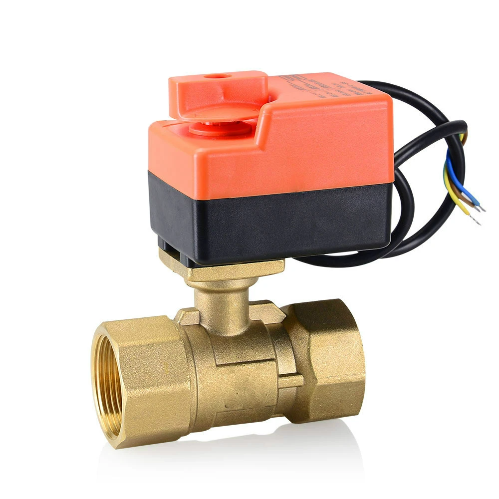 2 Way Electric Modulating Valve Modulating For Flow Regulation Ball