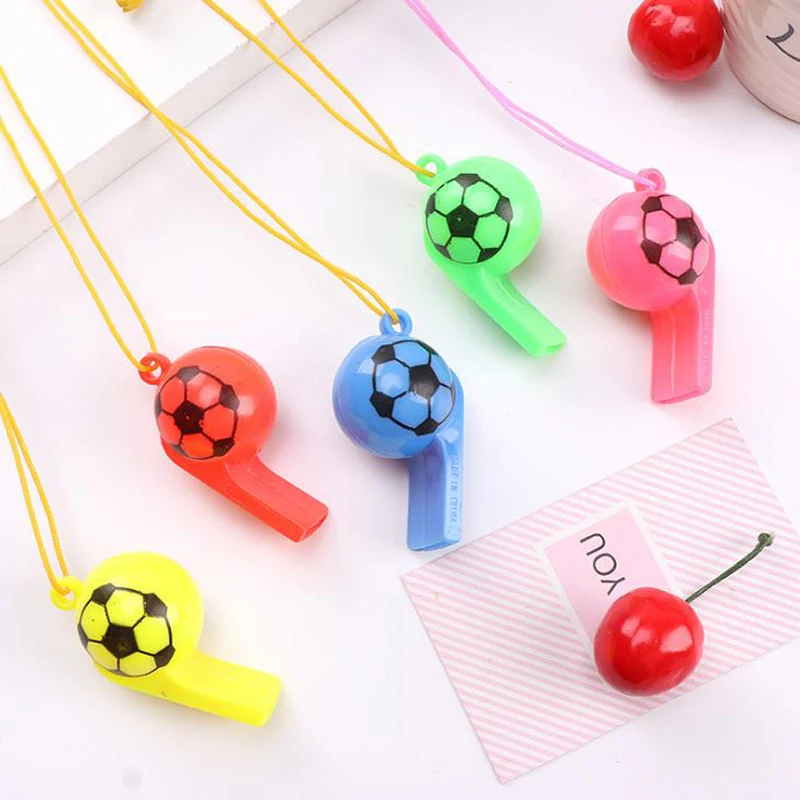 

10 Pcs/set Cute Mini Soccer Football Party Favors Whistles Sports Birthday Party Gifts Easter Basket Filler Kids Gifts