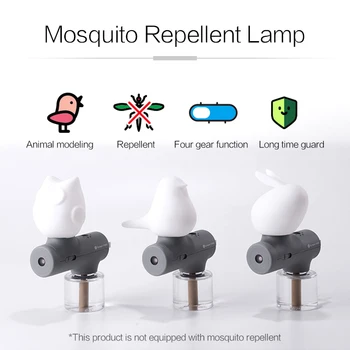 

Adjustable light Mosquito Repellent light Multi-Function Repellent with Smart Light Sensor cute bird owl shaped dropshipping