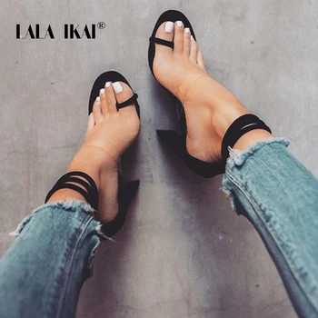 

LALA IKAI Gladiator Sandals Women PVC High Heels Summer Zipper Sexy Party Shoes Champagne Sandalie Drop-Shipping 014C3506-4