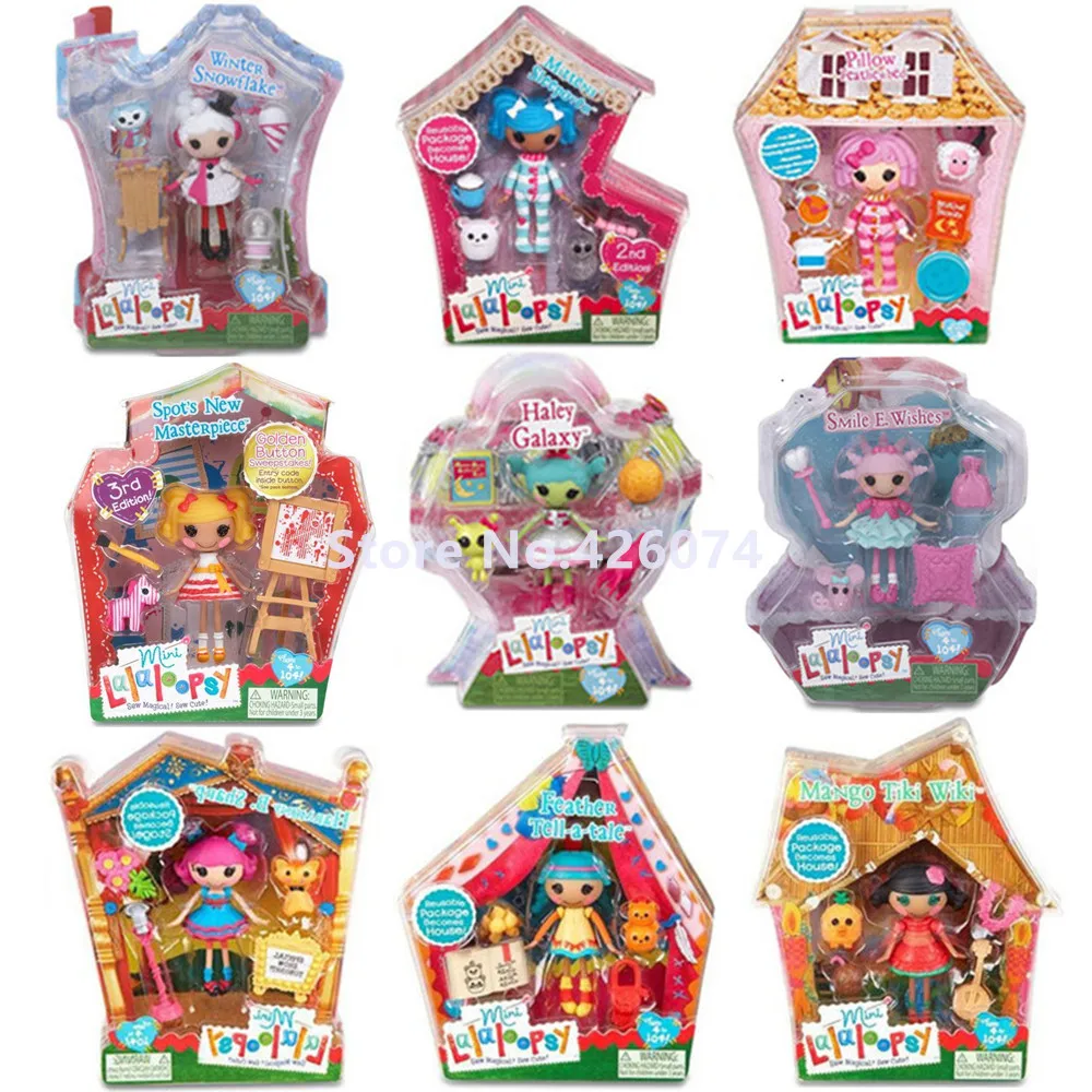 

New Mini Lalaloopsy Figures Dolls Kids Toys Decoration For Children Christmas Gifts