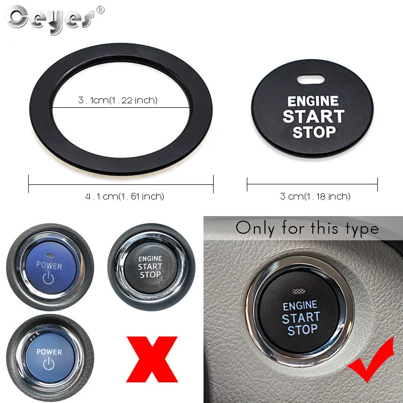 Car Start Engine Button Key Ring for TOYOTA (23)