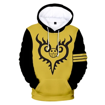 

2019 New One Piece 3D Print Hoodies Sweatshirts Boy/Girl Fashion Loose Long Sleeve Hoodies personality Print Hoodies