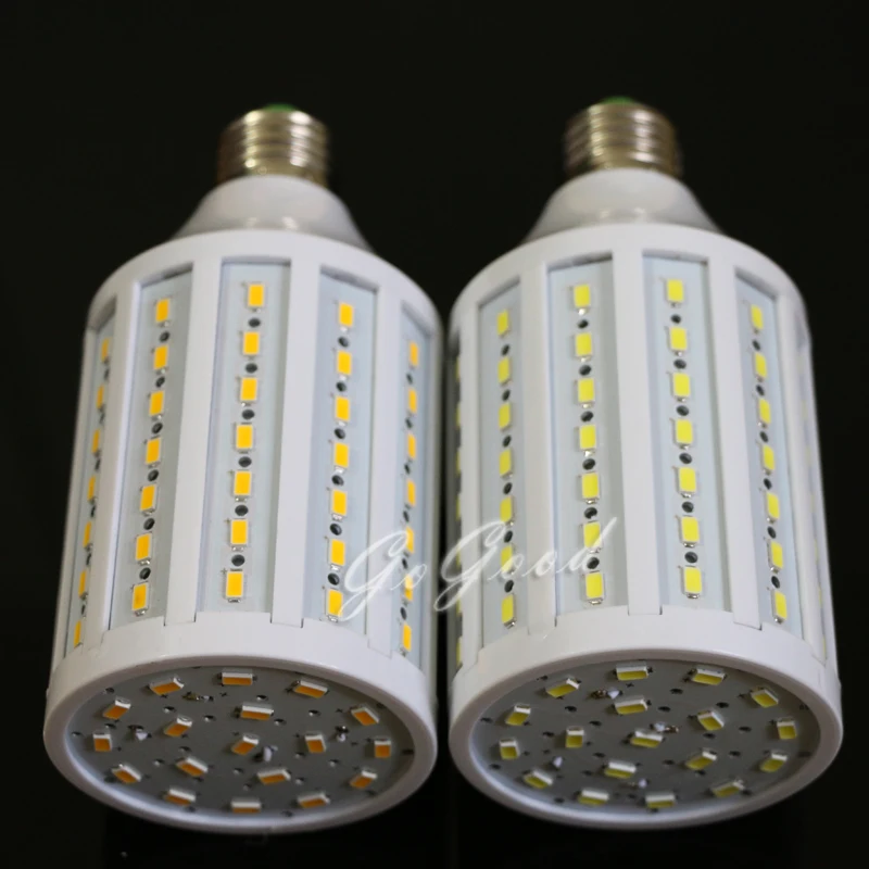 

Free Shipping E27 E14 B22 5730 5630 102 SMD LED corn spot flood light pure white warm white 30W 220V led corn light 5pcs/lot