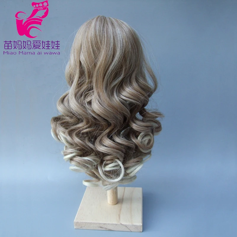 Trendy Wig Curly Hair with Scalp for 1//6 Blythe Doll Cosplay Accessory Green