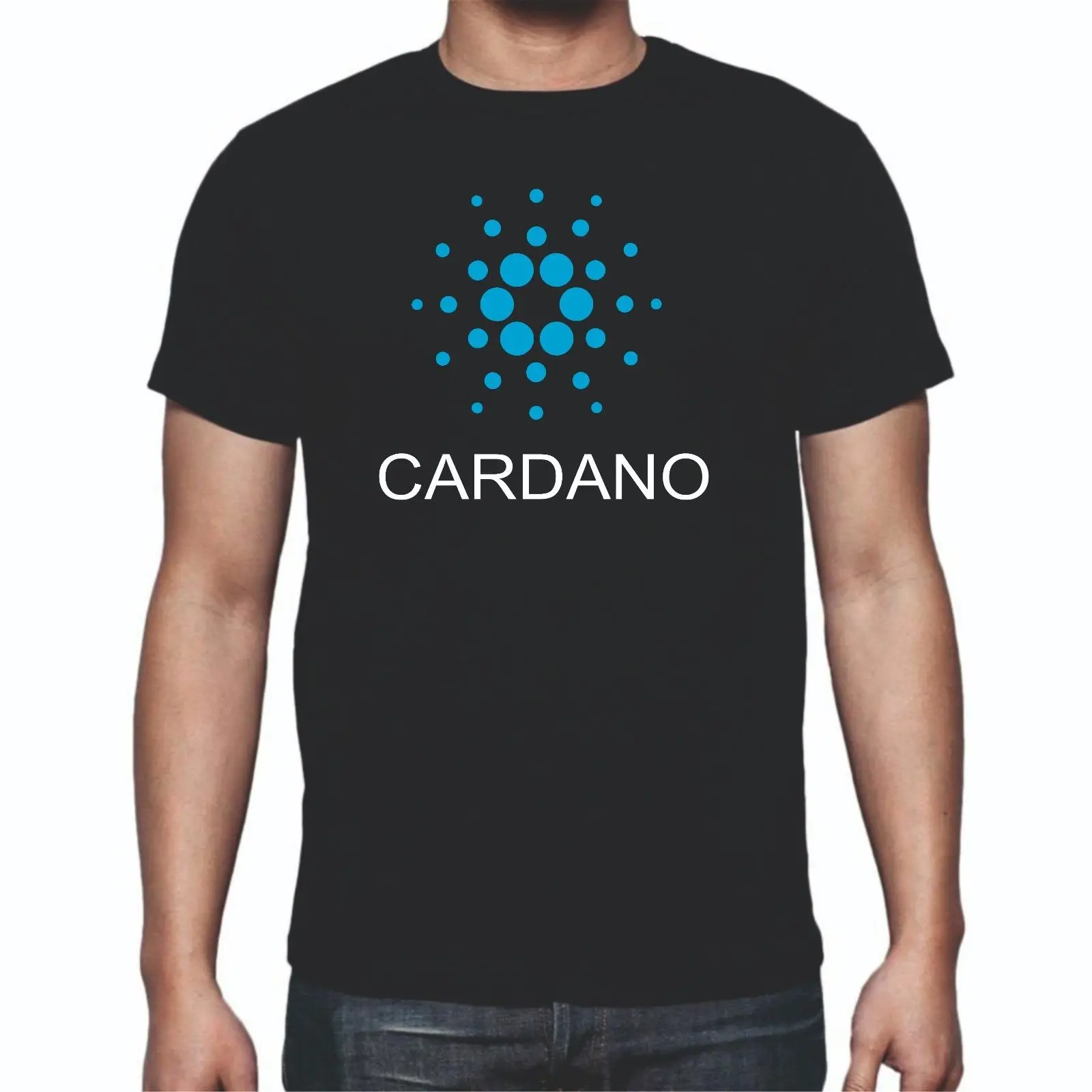 Cardano ADA Cryptocurrency logo t shirt Crypto Hodl S XXXL-in T-Shirts from Men&#039;s Clothing on