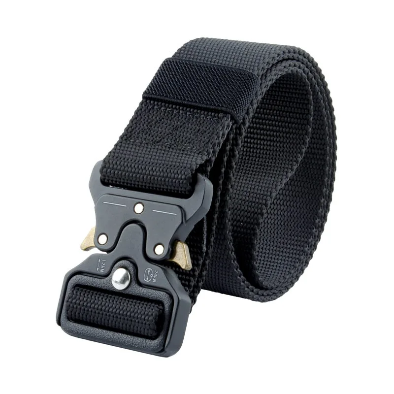 

2019 Military Equipment Tactical Belt Men SWAT Army Combat Nylon Adjust Waist Army Belts Mens strap homme Brand Belt Man125 cm