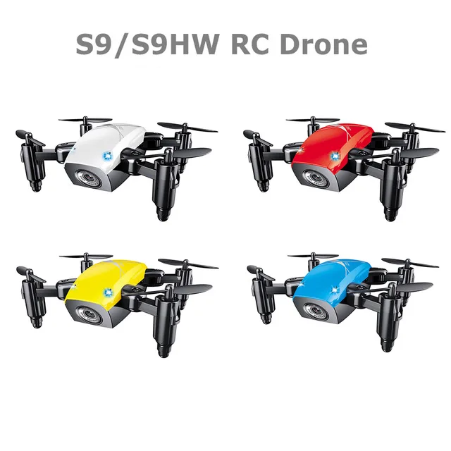 S9 S9W Mini Selfie Pocket font b Drone b font Quadcopter with HD Camera Live Video