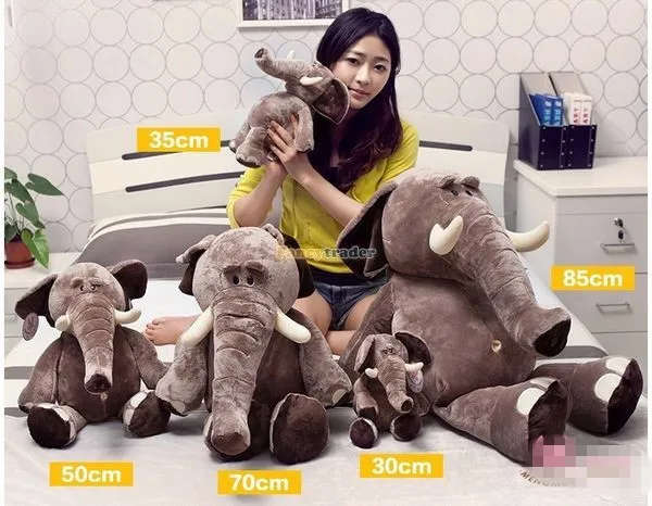 Fancytrader 33'' 85cm Huge Lovely Stuffed Soft Plush Elephant, Free Shipping FT50399 (9)