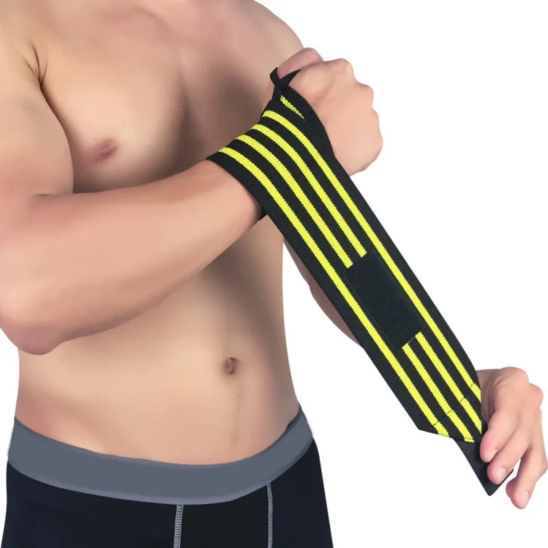 1 шт. фитнес-обертывания на запястье ремни для женщин и мужчин спортивные перчатки тяжелая атлетика, спорт манжет для поддержки запястья руки фиксатор запястья - Цвет: BY