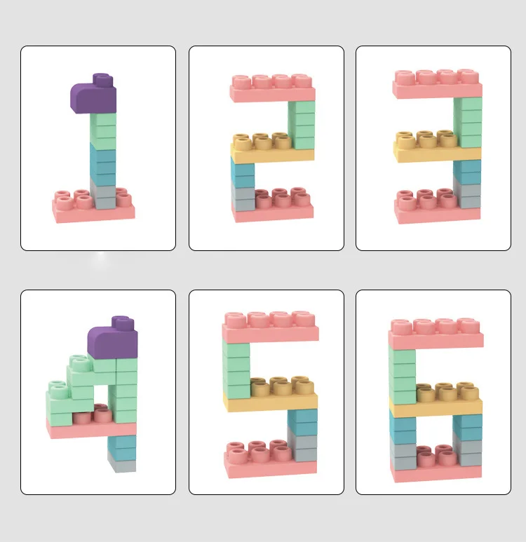 Новинка, 20~ 45 шт, большой размер, частицы, мягкие кирпичи, красочные, сделай сам, буквы, машины, животные, просвещение образовательный, строительный блок, детские игрушки