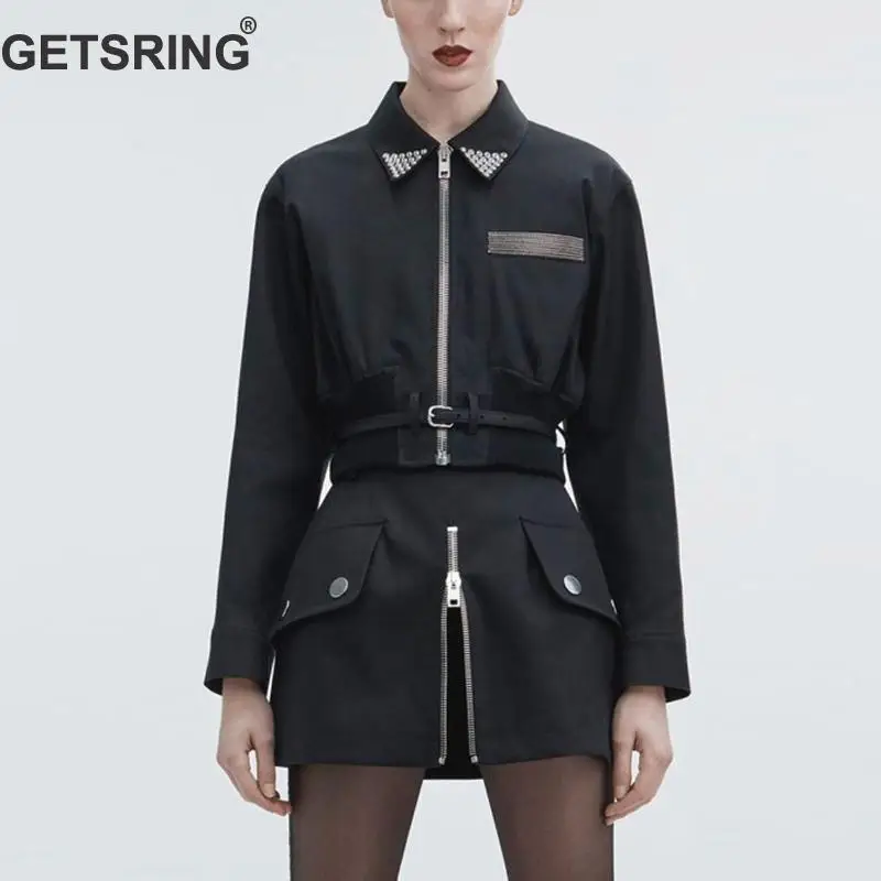 TANGNEST 2017 Autumn Women Hooded Parka Winter Coat Short