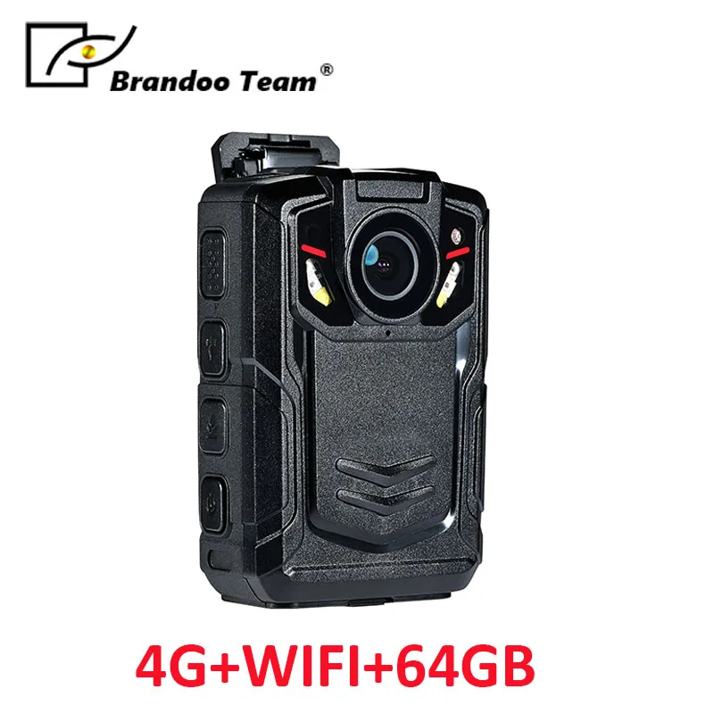 

64GB body camera with WIFI function,police body worn camera with 4G function.