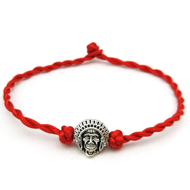 Indian Bracelet Fatima Hand String Blue Eyeschakra Beads Lucky Red Indian Bracelet Fatima Hand String Blue Eyeschakra Beads Lucky Red Rope Adjule Women Reiki Yoga