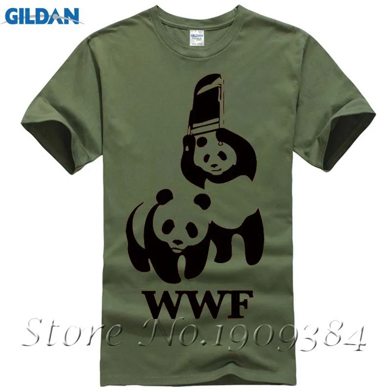 FUNNY WORLD WILDLIFE FOUNDATION WWF T shirt cotton top 6272 Fashion