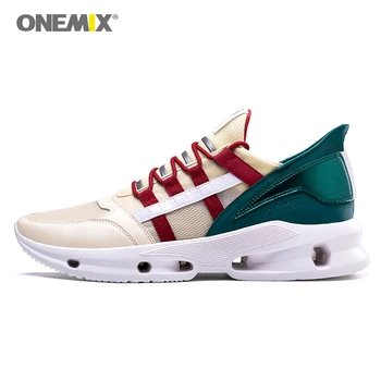 

ONEMIX Men Running Shoes Fashion Sneakers Technology Trend Sneakers Athletic Trainer Tennis Sneakers 2019 New Design Athletic