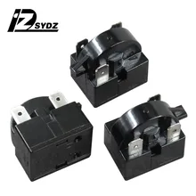 3 шпильки 12 Ом холодильник стартер PTC реле черный/реле компрессора